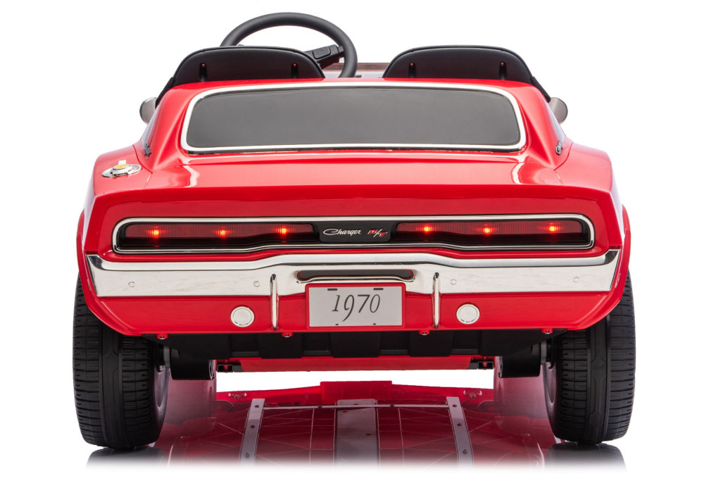 Mașinuță electrică Dodge Charger R/T DLS-K12 24V, Roșu [4]
