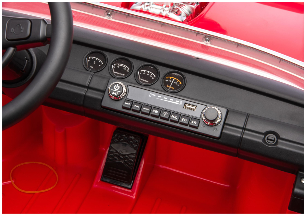 Mașinuță electrică Dodge Charger R/T DLS-K12 24V, Roșu [12]
