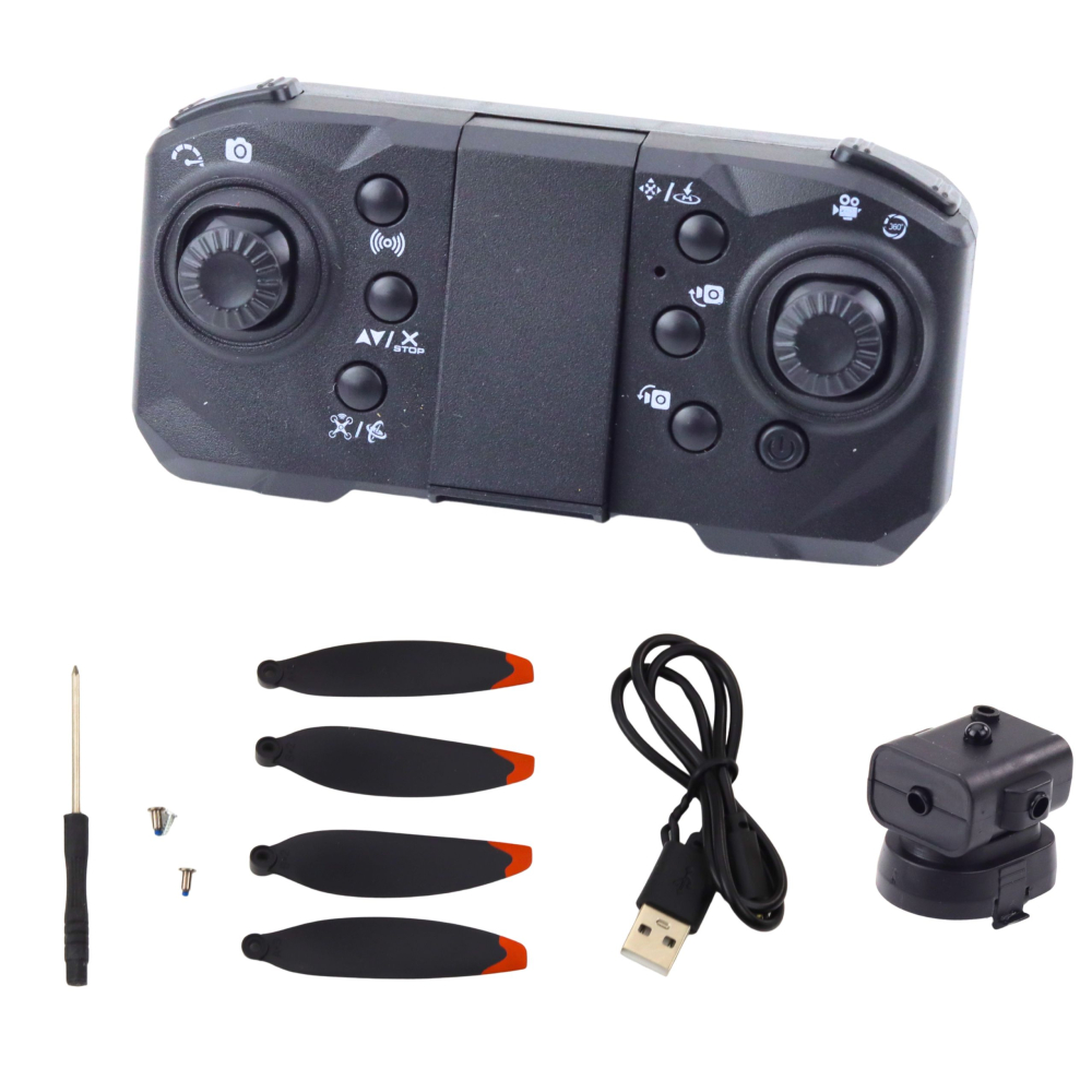 Drona cu camera D6 PRO LED Aplicatie, 14 ani+ [3]