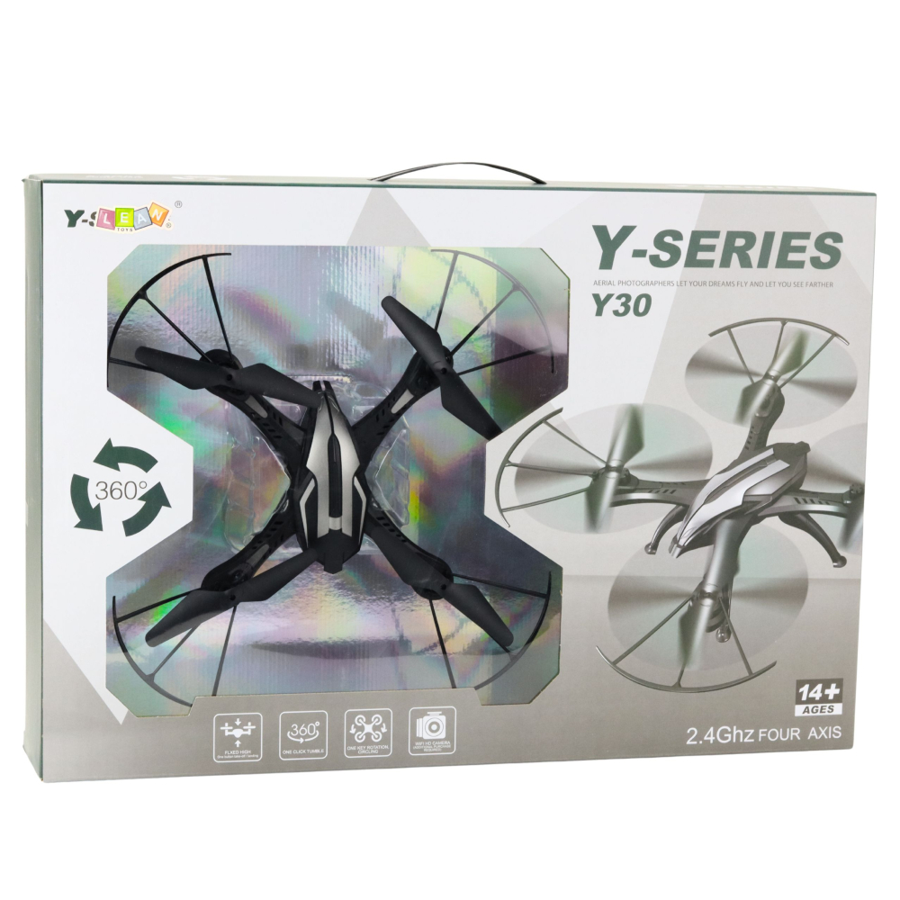 Drona cu telecomanda Y30 Giroscop 6 axe Lumini LED, 14 ani+ [4]