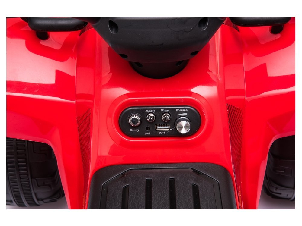 ATV Electric Quad JS320 Red, Motor 45W, Muzică și Lumini, Roșu [9]