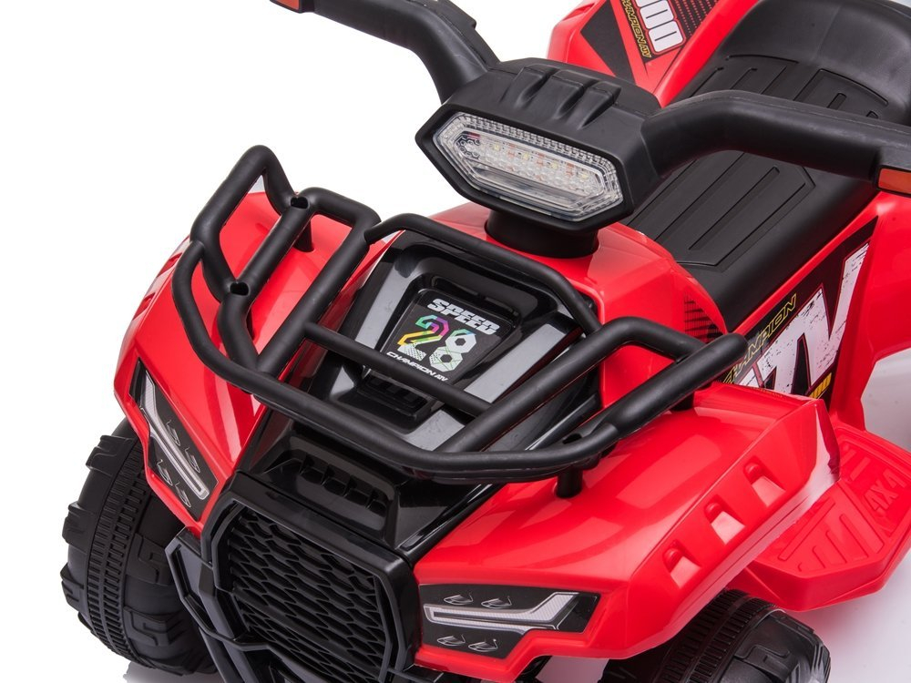 ATV Electric Quad JS320 Red, Motor 45W, Muzică și Lumini, Roșu [12]
