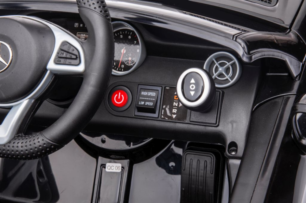 Mașină electrică Mercedes SLC 300 Negru, 2x45W, telecomandă 2.4G [9]