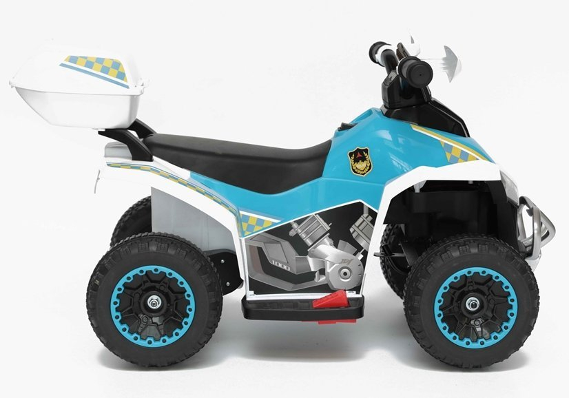 Atv Electric de Poliție pentru Copii GTS1188-A, Alb [6]