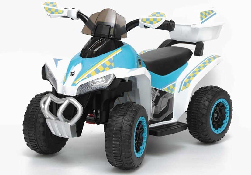 Atv Electric de Poliție pentru Copii GTS1188-A, Alb [2]