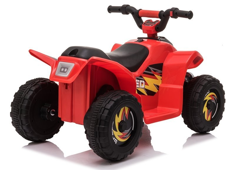 ATV Electric pentru Copii Quad XMX612 Red, Motor 35W, Roți cu Bandă de Cauciuc [6]