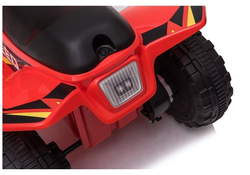 ATV Electric pentru Copii Quad XMX612 Red, Motor 35W, Roți cu Bandă de Cauciuc [10]