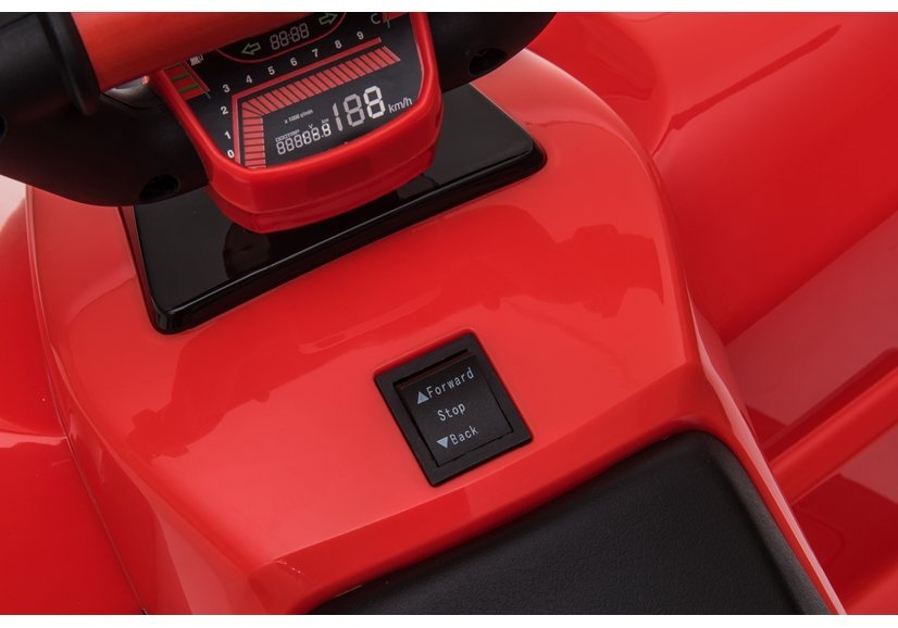 ATV Electric pentru Copii Quad XMX612 Red, Motor 35W, Roți cu Bandă de Cauciuc [9]
