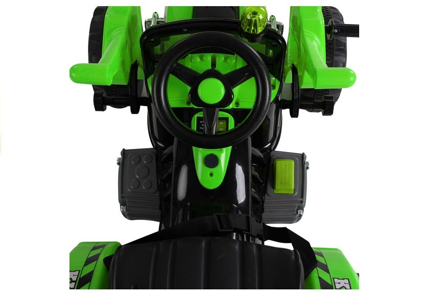 Tractor Electric cu Cupă Excavator, Verde, 2x45W, 145 cm lungime [3]