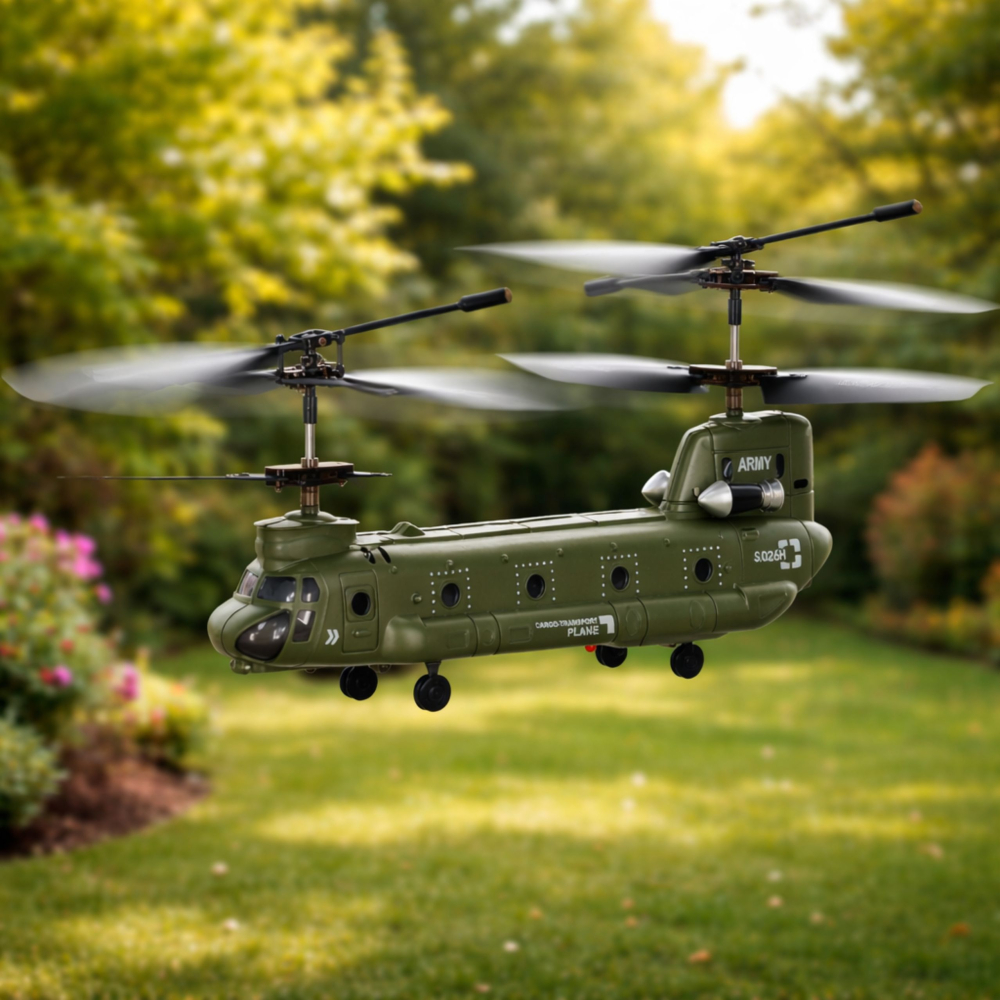 Elicopter cu telecomanda Syma S026H-1 Green Khaki, 8 ani+ [4]