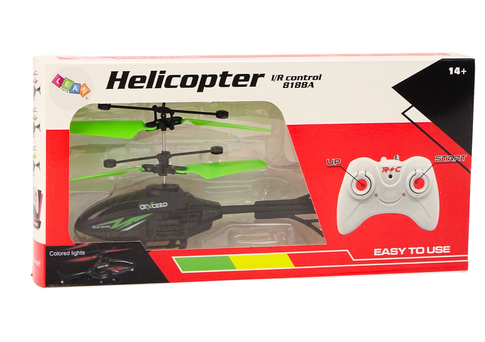 Elicopter si giroscop verde 18 cm 14 ani [4]