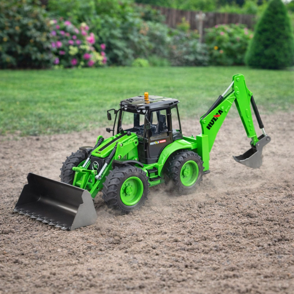 Excavator cu telecomanda Huina 1:14 cu lumini si sunete, 8 ani+ [3]