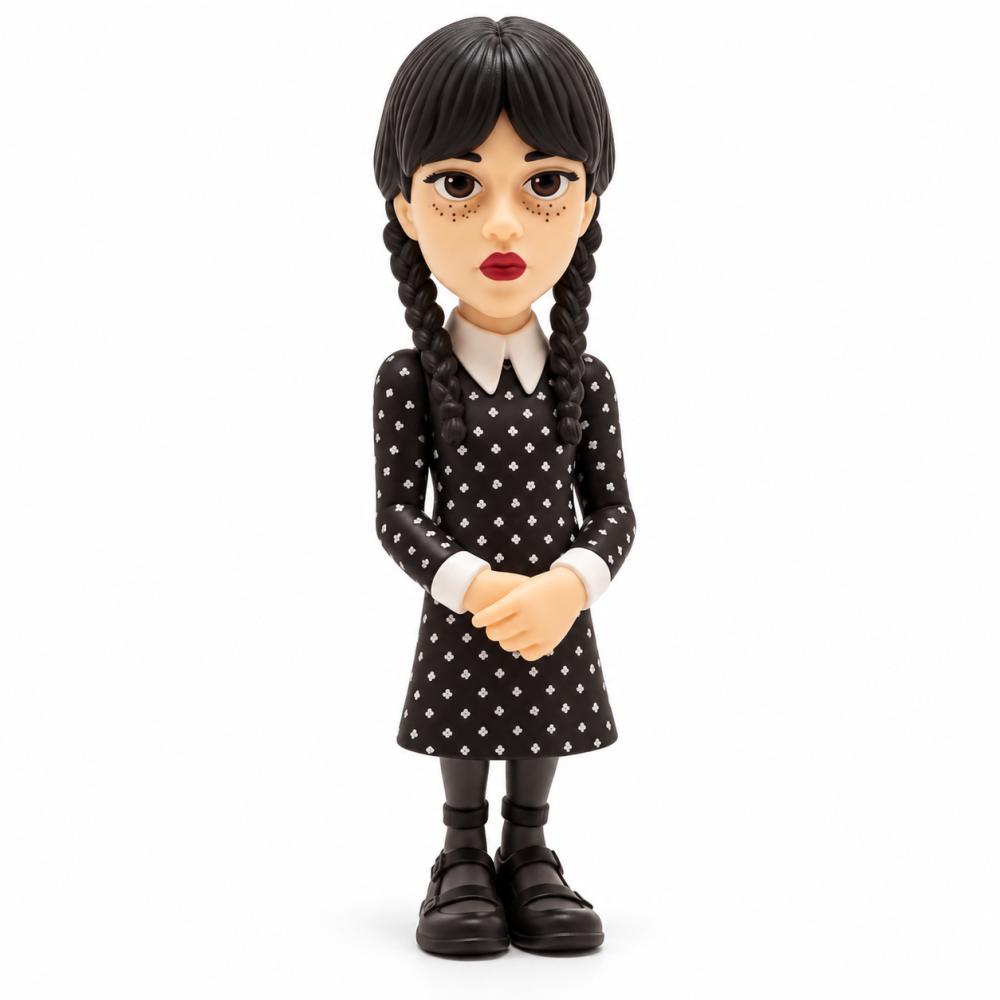Figurina de colectie Wednesday Addams MINIX, aproximativ 12 cm, licenta oficiala MGM, 3 ani+ [9]