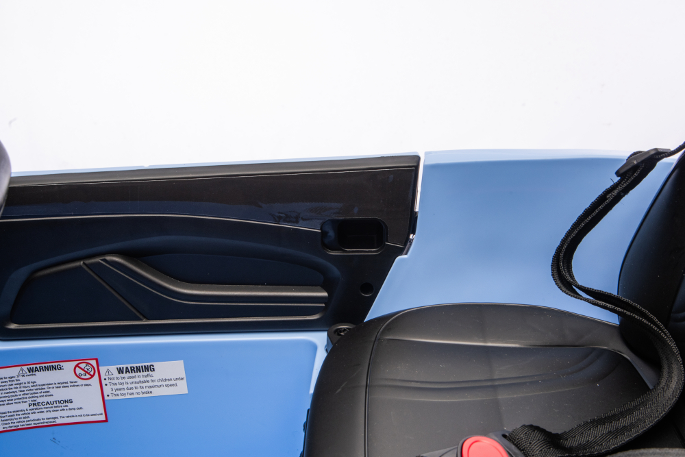 Ford Mustang Mach-E Blue, Mașină electrică copii 24V, Albastru [8]