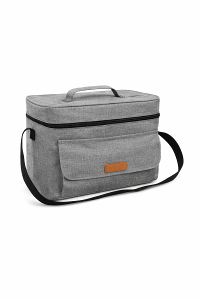 Geanta termos pentru bebelusi MollsBaby gri compartimentata [2]