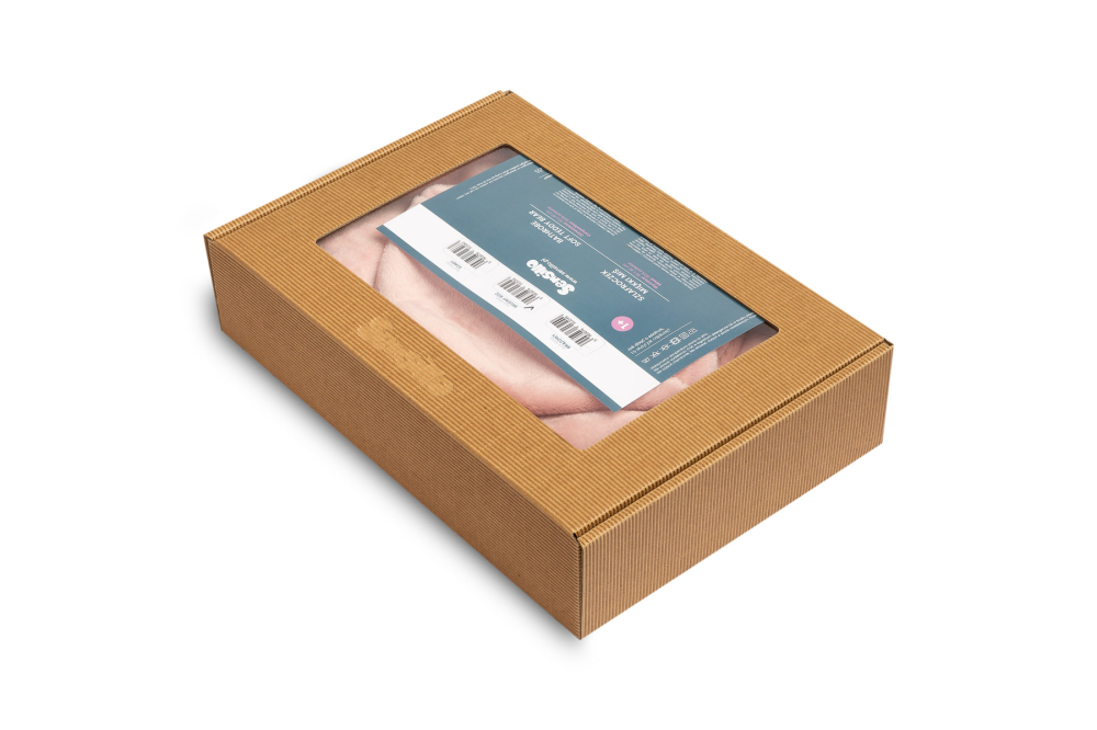 Halat de baie Soft Teddy Bear Dirty Pink – cu gluga si urechi [4]