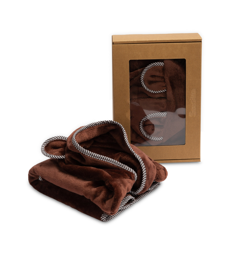 Halat de baie Soft Teddy Bear BROWN – cu gluga si urechi 1-2 ani [1]