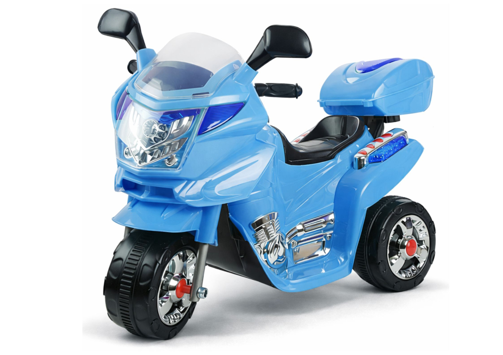 Motocicletă Electrică pentru Copii HC8051 Albastru, Faruri și Panou Muzical [2]