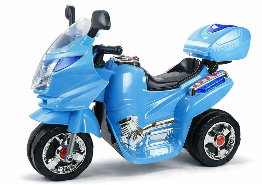 Motocicletă Electrică pentru Copii HC8051 Albastru, Faruri și Panou Muzical [3]