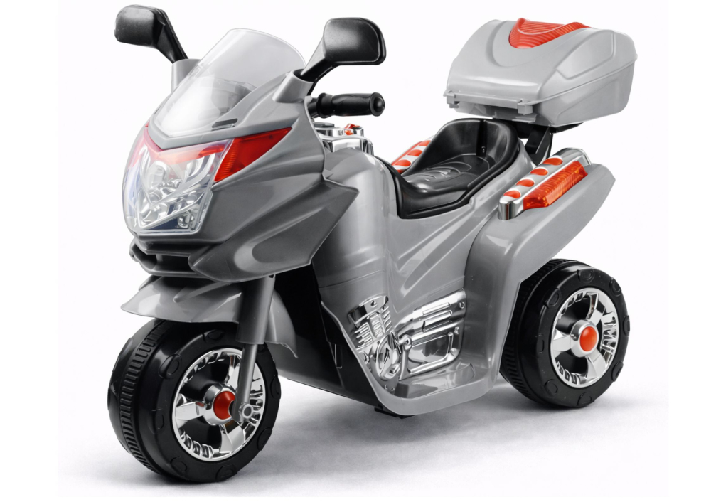 Motocicletă Electrică HC8051 Argintiu, Design Modern, Lumină și Sunete [2]