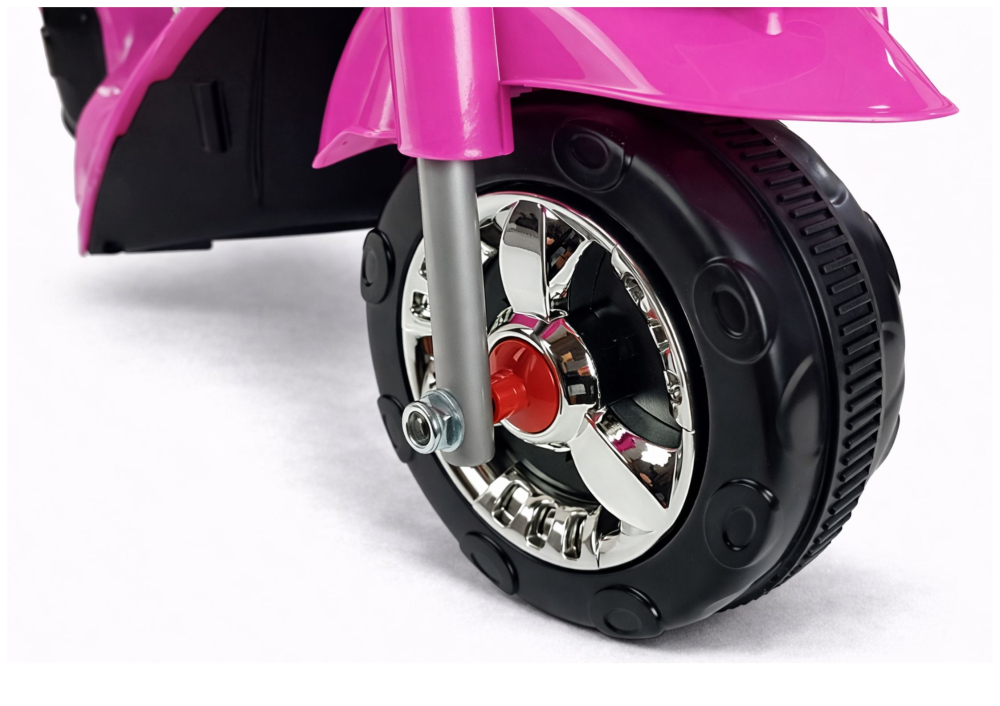 Motocicletă Electrică pentru Copii HC8051 Roz, cu Faruri și Sunete [6]