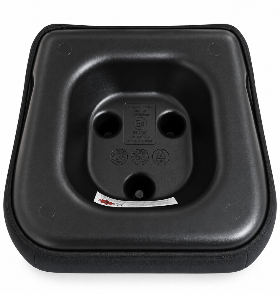 Înălțător auto copii MDK OG103A, ECE R129/04, 125-150 cm, 6-12 ani, 22-36 kg, centură 3 puncte, negru [3]