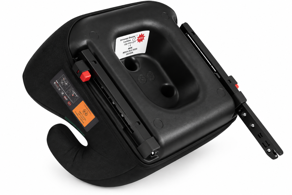 Inaltator auto copii MDK OG105A cu ISOFIX, i-Size ECE R129/04, 125-150 cm, 22-36 kg, negru [5]