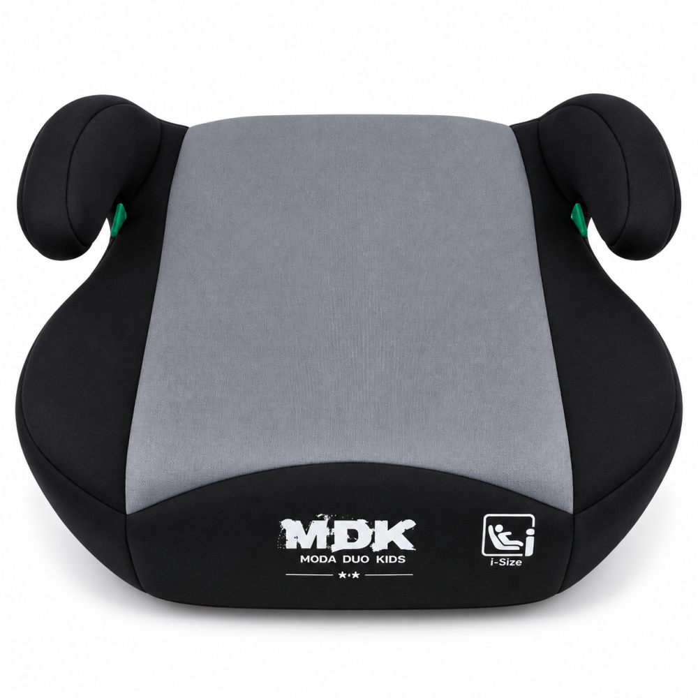 Inaltator auto copii MDK OG105A cu ISOFIX, i-Size ECE R129/04, 125-150 cm, 22-36 kg, negru/gri [2]