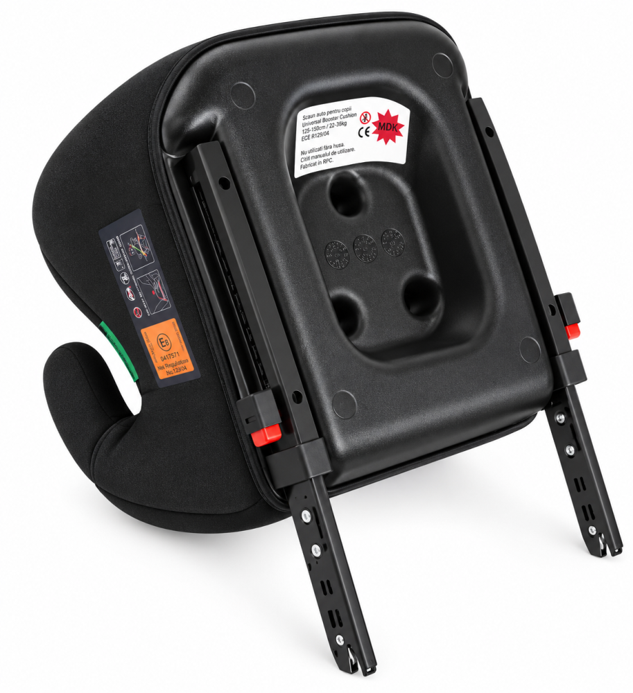 Inaltator auto copii MDK OG105A cu ISOFIX, i-Size ECE R129/04, 125-150 cm, 22-36 kg, negru/gri [5]