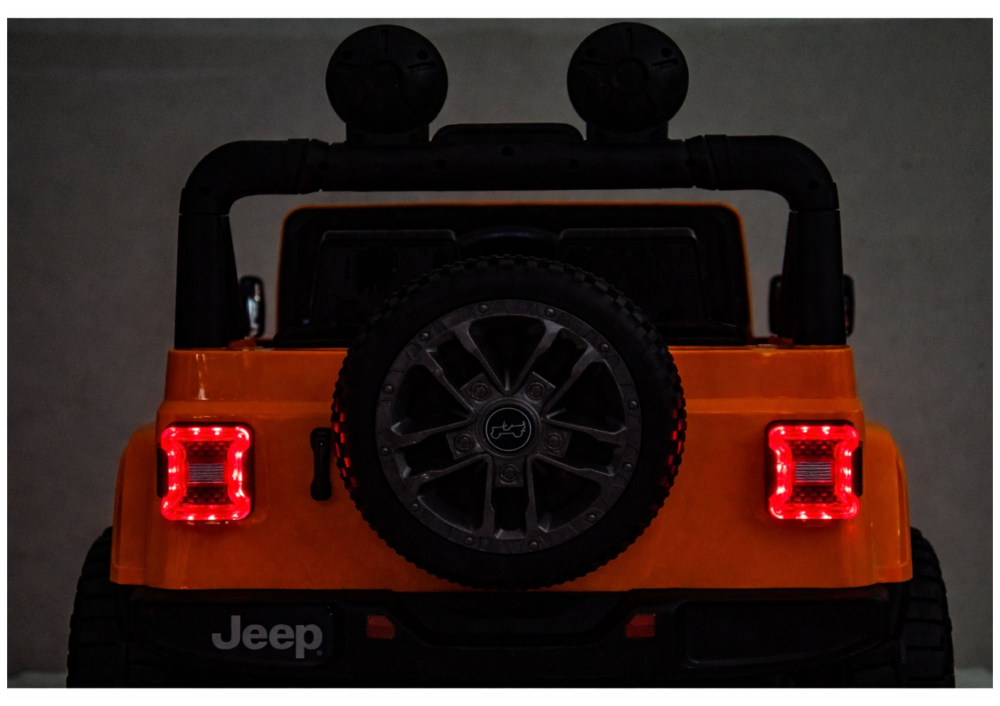 Mașină electrică Jeep Rubicon 4x4 DK-JWR556, 24V, Portocaliu [17]