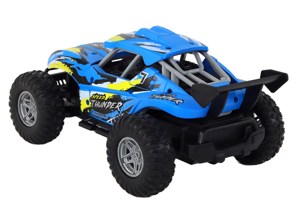 masina-off-road-telecomanda-1-16-albastra-roti-mari-3ani-Bebelul [3]