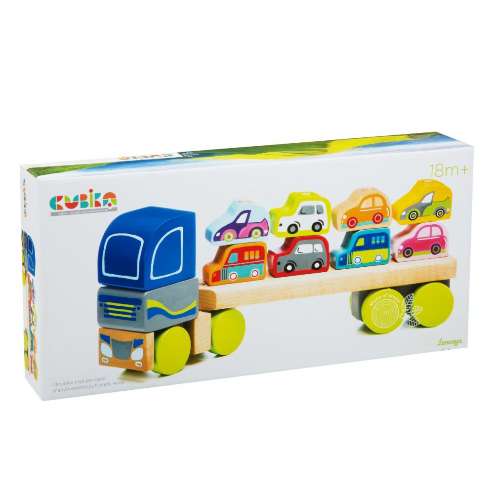 Jucarie din lemn, Cubika, “Camion pentru masini” [3]