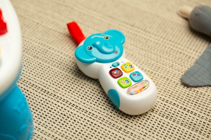 Jucarie educationala Telefon Elefant cu muzica [9]