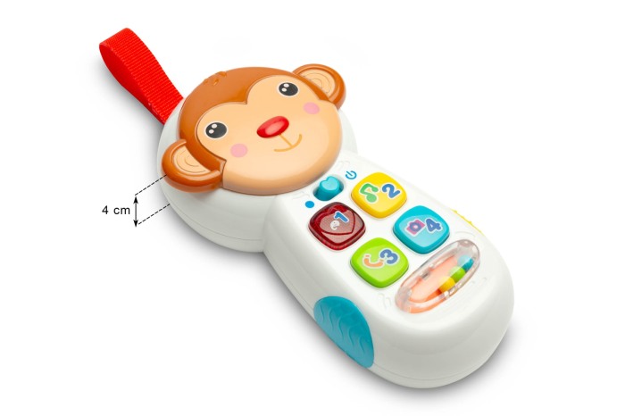 Jucarie educativa, telefon cu muzica, 18 LUNI + [7]
