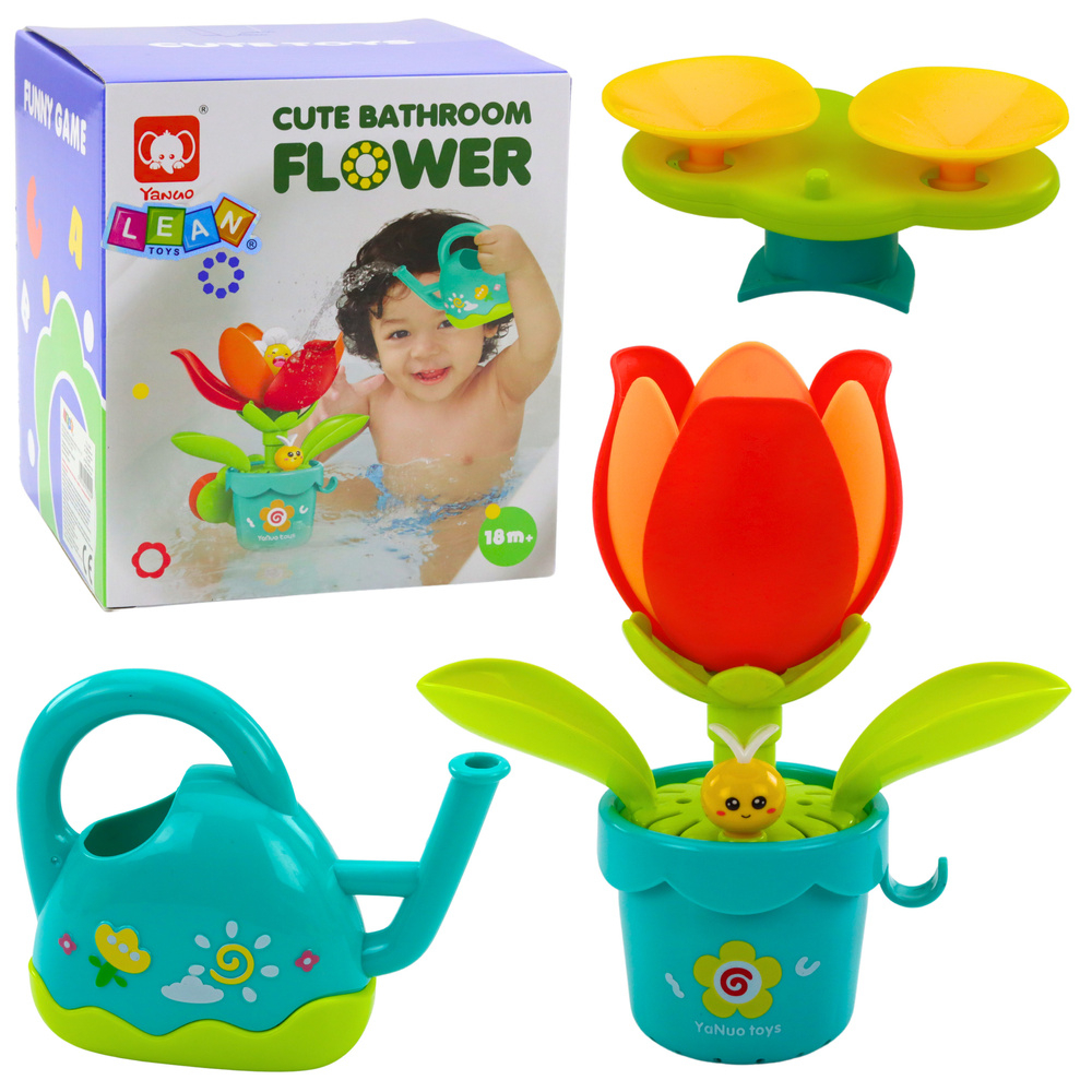 Jucărie interactivă de baie cu stropitoare de flori [1]