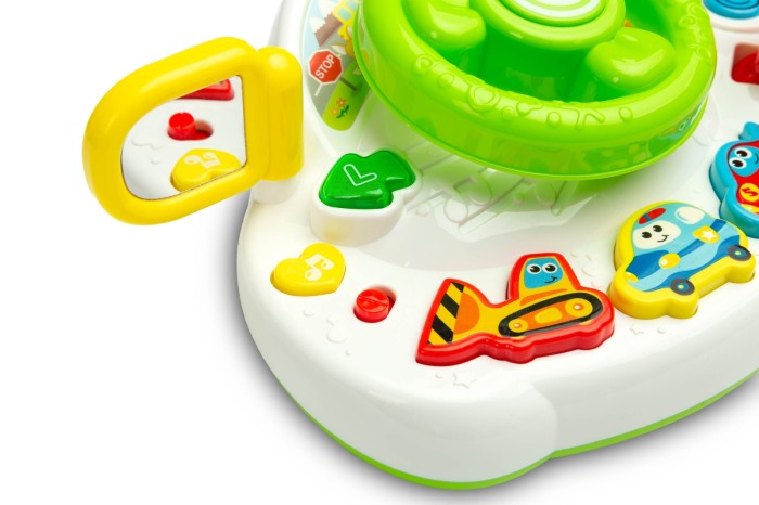 Jucarie volan educativ pentru copii - Steering Wheel, Multicolor, 18 luni + [8]