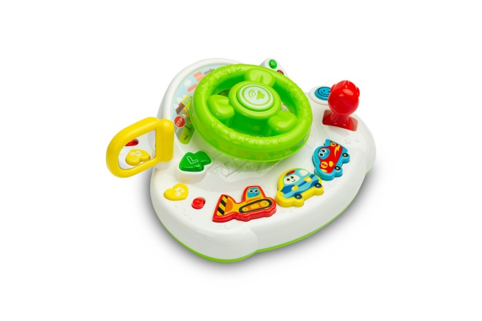 Jucarie volan educativ pentru copii - Steering Wheel, Multicolor, 18 luni + [1]