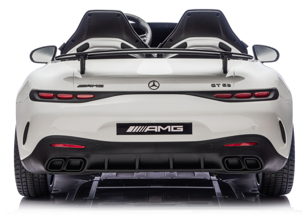 Masinuta Electrica Mercedes AMG cu Licenta DK-GT63 24V, cu telecomanda, Alba 3 ani+ [4]
