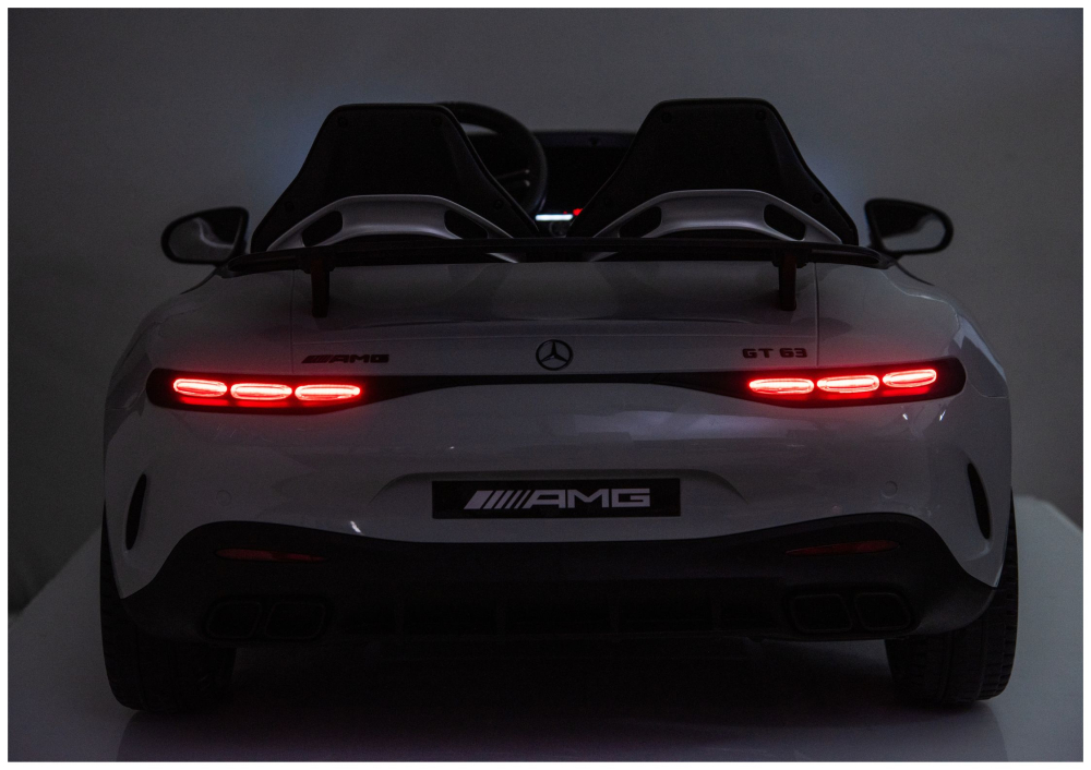 Masinuta electrica cu Licenta Mercedes AMG DK-GT63 24V, cu telecomanda, Gri Deschis, 3 ani+ [15]