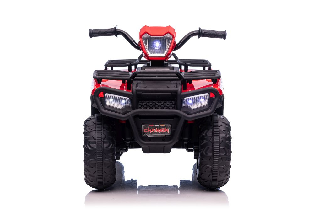 Quad electric JC915 Rosu pentru copii, cu Audio MP3, Lumini LED, Roti Plastic, pana la 1 ora de distractie, 3 ani+ [2]