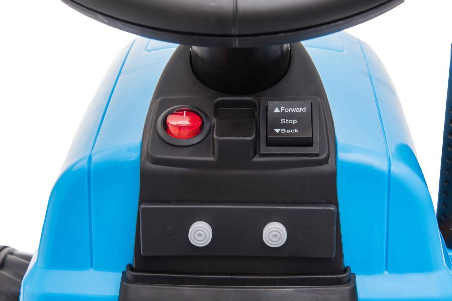 Tractor Electric cu Remorca A009 Albastru, 3 ani+ [14]