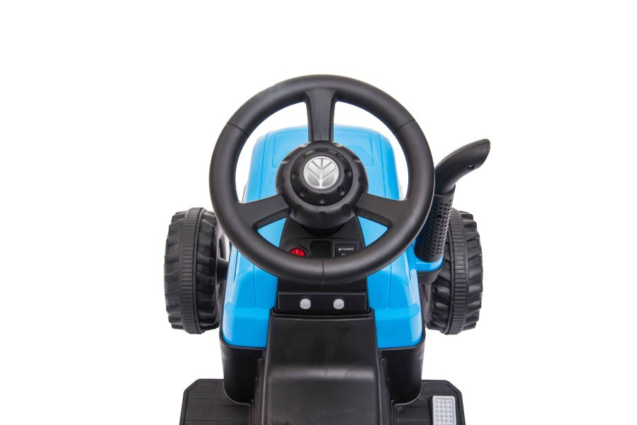 Tractor Electric cu Remorca A009 Albastru, 3 ani+ [10]
