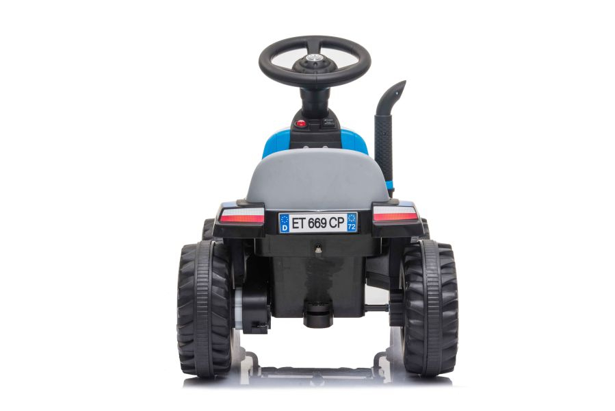 Tractor Electric cu Remorca A009 Albastru, 3 ani+ [19]