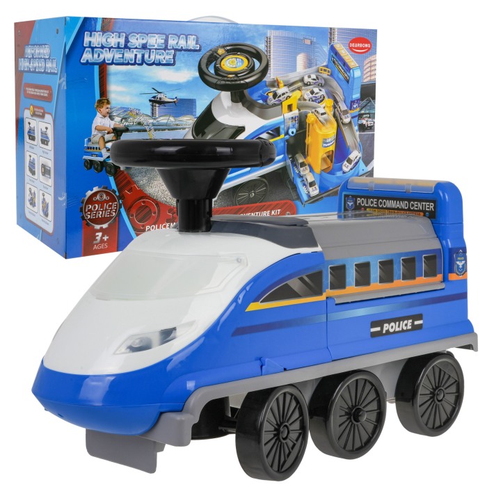 Locomotiva interactiva 2in1 Ride-On Police [1]