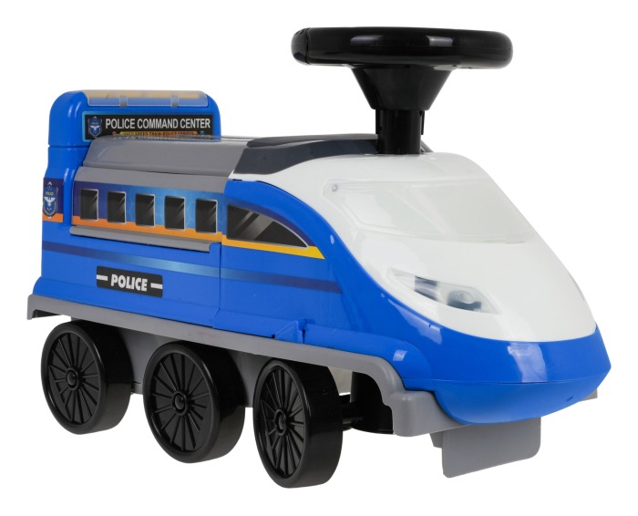 Locomotiva interactiva 2in1 Ride-On Police [7]