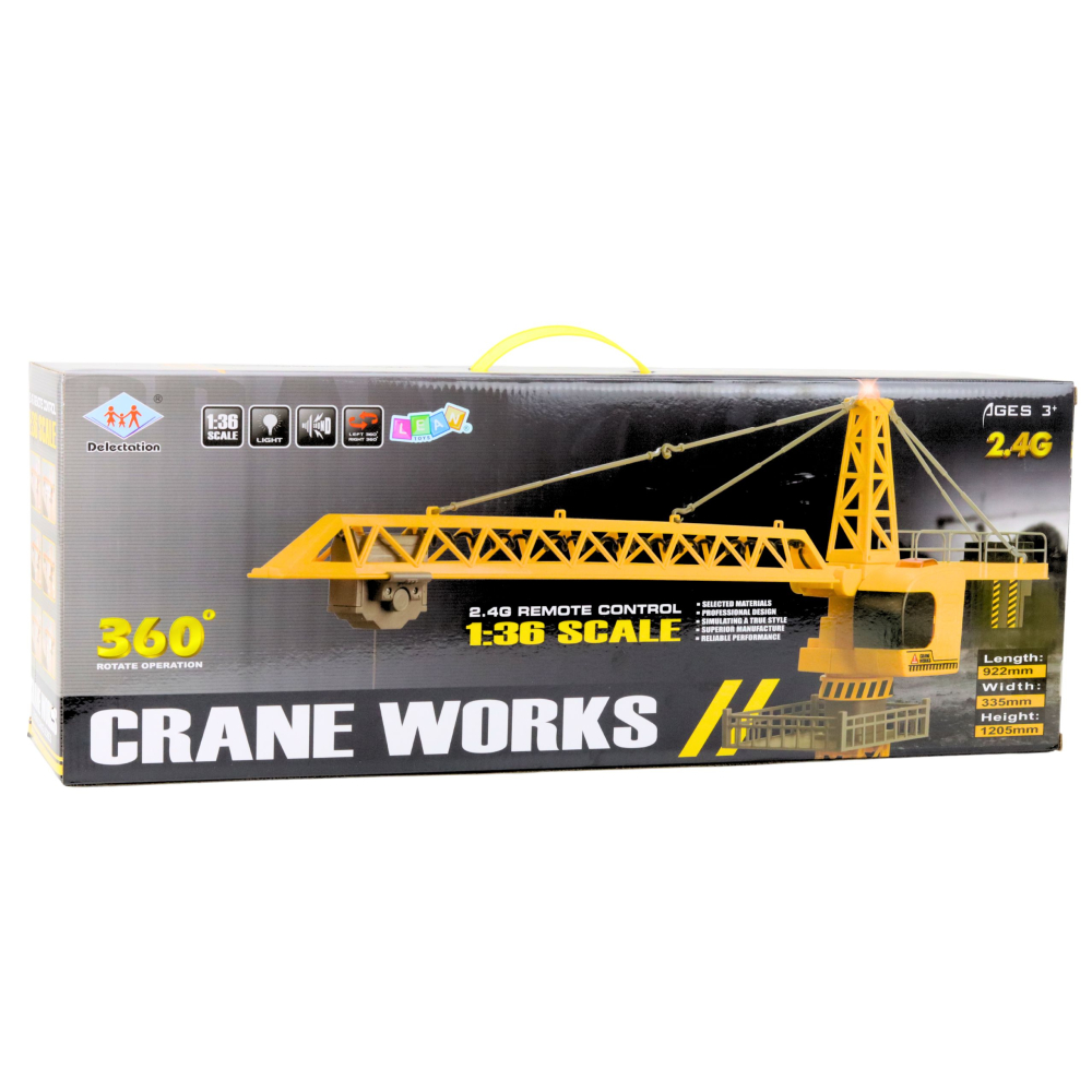 Macara cu telecomanda Crane Works rotire 360 grade 120 cm 1:36, 3 ani+ [3]