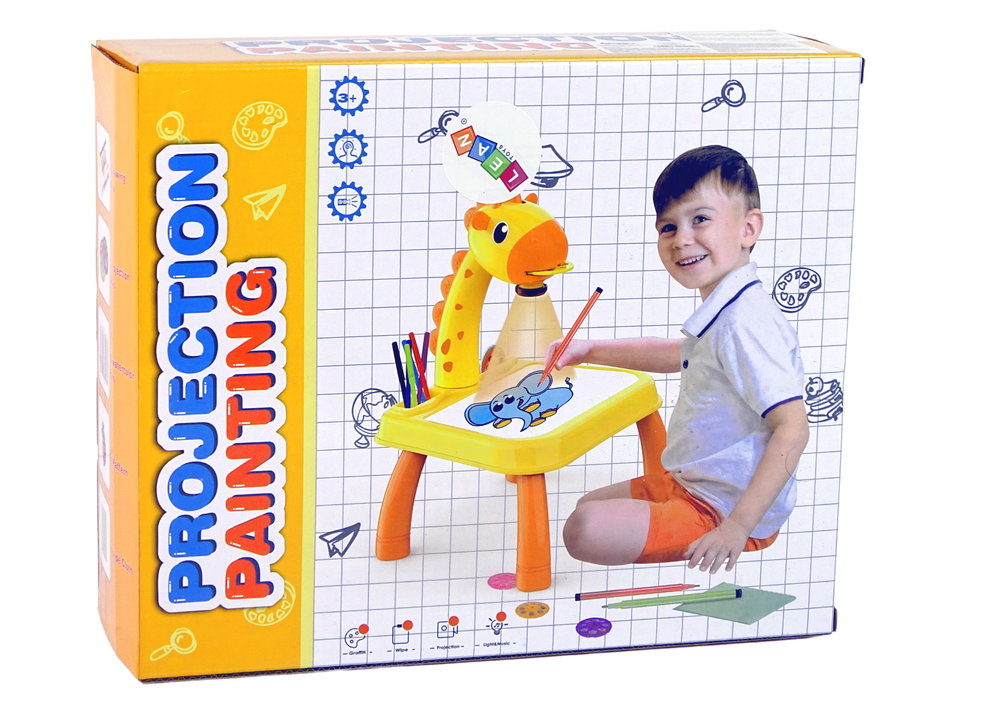 Proiector interactiv Girafă 3+ cu masă, lampă, imagini, markere, sunete și lumini [4]