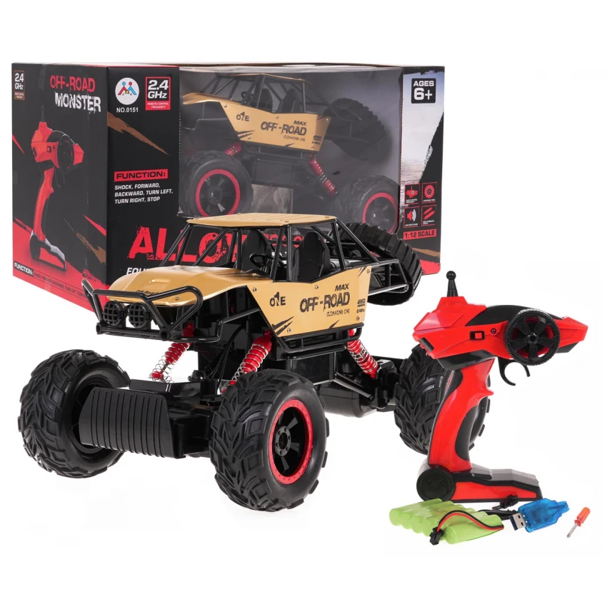 Mașină 4x4 Crawler ONE MAX – telecomandă 1:12 - ONE MAX - BEBEBLUL [1]