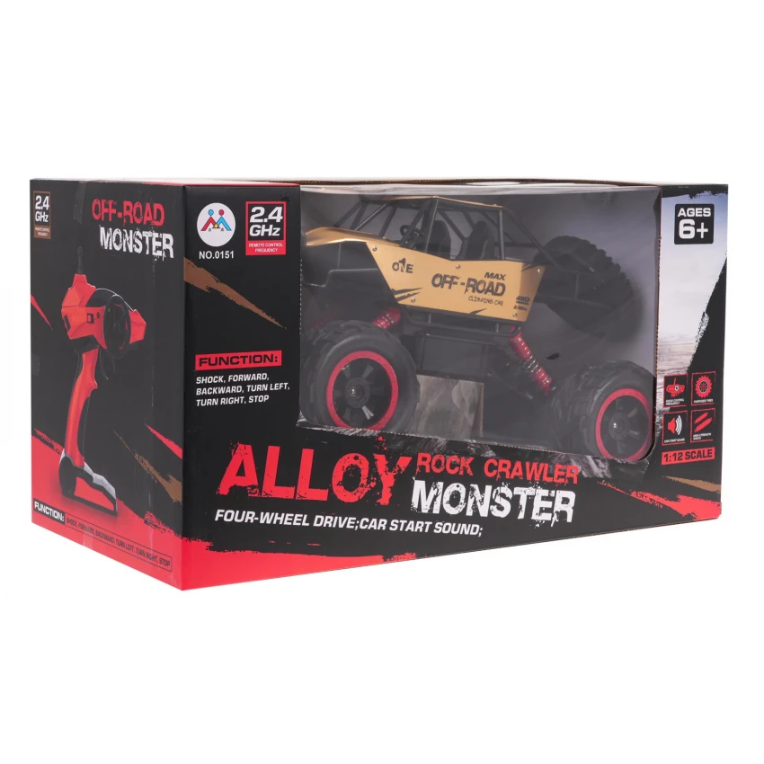 Mașină 4x4 Crawler ONE MAX – telecomandă 1:12 - ONE MAX - BEBEBLUL [8]
