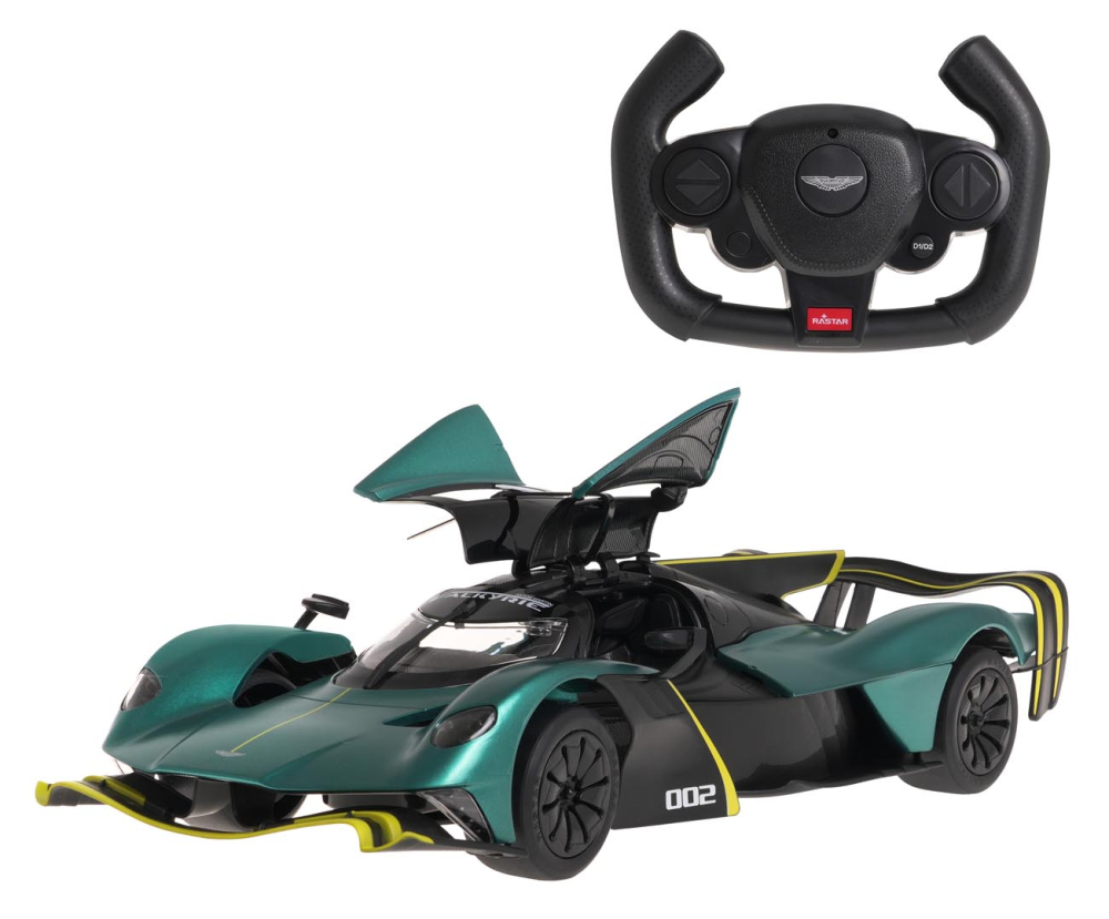 Masina cu Telecomanda R/C 1:14 Aston Martin Valkyrie AMR Pro RASTAR Verde [3]